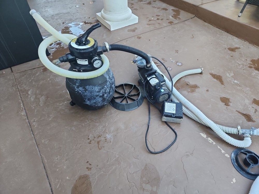 Jacuzzi® - Above Ground Sand Filter with 0.5 HP Pump for Soft Sided PoolsI