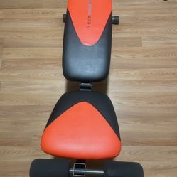Incline bench with weights