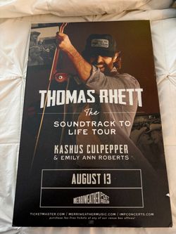 Thomas Rhett 2026 Soundtrack to Life Tour Concert Poster