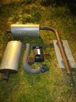 Great condition .COMPLETE EXHAUST SYSTEM For a WORKHORSE RV You