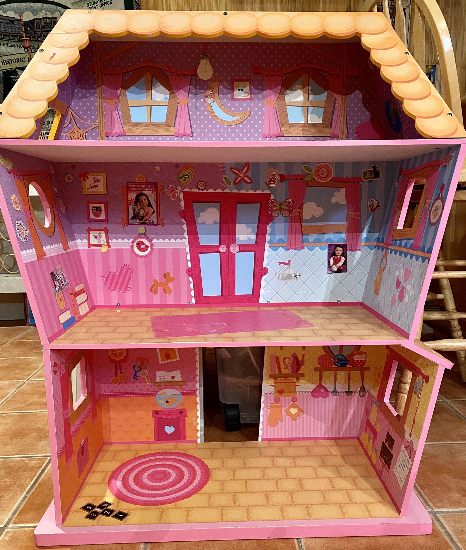 Lalaloopsy Sew House Wooden 3’ Tall Doll Playhouse