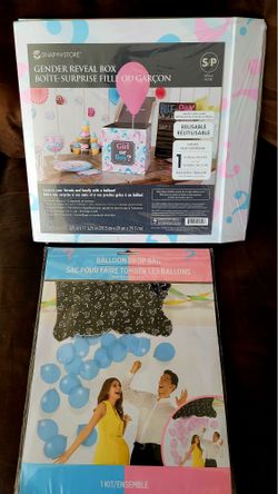 GENDER REVEAL BALLOON 🎈 KIT AND GENDER REVEAL BOX