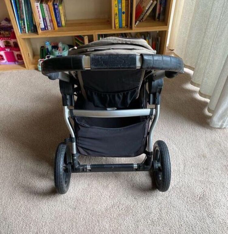 City Select Double Stroller with one sit