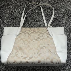White Coach Bag