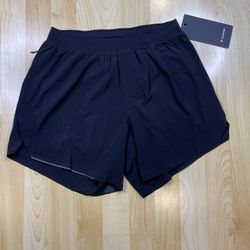 NWT Lululemon Fast And Free Short 6” *Lined Men’s Size Medium Black