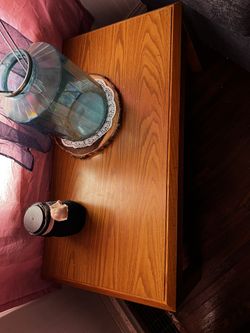 2 Wooden End/coffee Tables