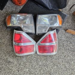 2013 Ford F150 Factory Headlights And Taillights 