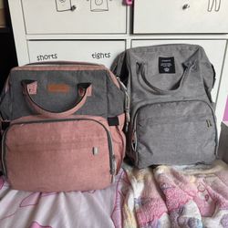 2 Baby Newborn Diaper Bags Backpack