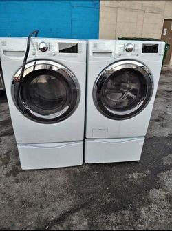 Washer and dryer electric