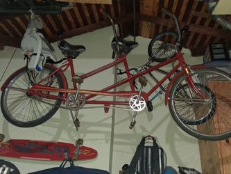 Vintage tandem bike