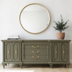 XL Vintage Green Dresser