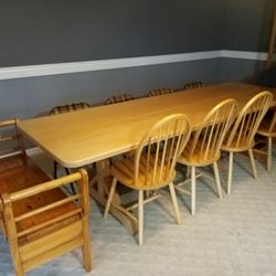 Maple Dining Room Table 