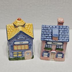 Vintage Avon Cottage Collection House Salt and Pepper Shakers Set – 1997 Ceramic NOS NIB NEW Cottagecore Country