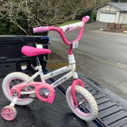 Child Kid Children Bike 12” Wheels With Training Wheels Bicycle Tricycle Trike in Good Condition