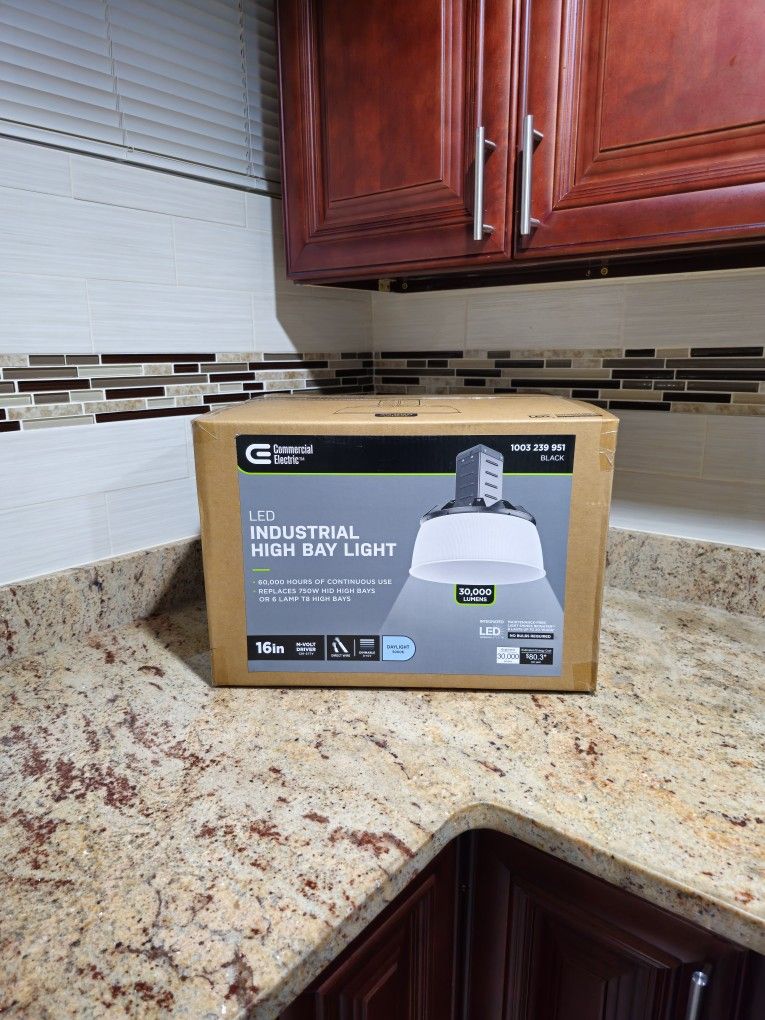 LED High Bay Light Dimmable 16 in. 750W Integrated Commercial Electric