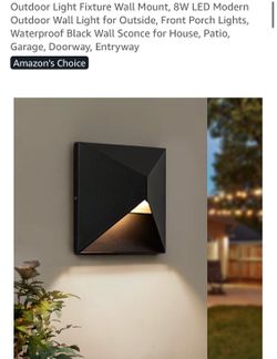 Double century outdoor wall light fixture