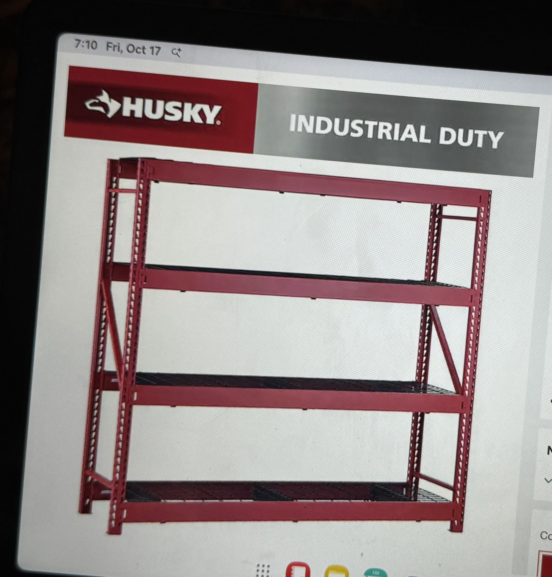Husky Industrial Metal Storage Racks - 6 Available for Sale in Tacoma ...