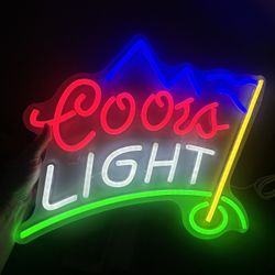 Coors light Beer Golf Neon Sign for Wall Decor Led Business Sign
