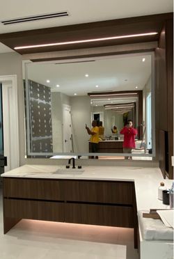 Two XL LED MIRROR
