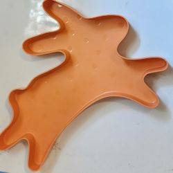 (3) 11"x14" Bunny Figural Serve Plastic Platter  Room Essentials™ Easter Tableware, $7 Each