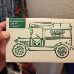Brand New Piggy Bank Number On Truck Very Collectible I Have More