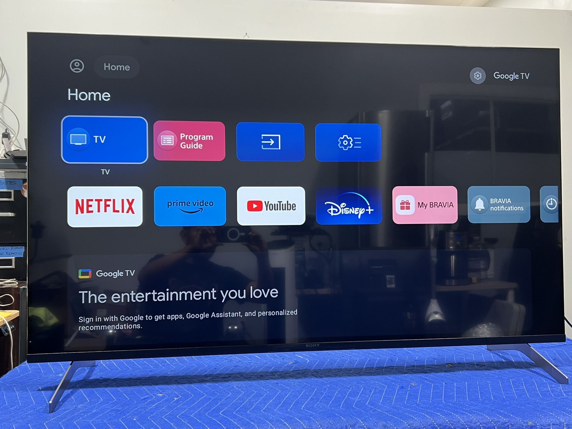 SONY 55” SMART TV LED 4K HDR GOOGLE TV FANTASTIC PICTURE QUALITY GUARANTEED 📺💯📺✌️📺