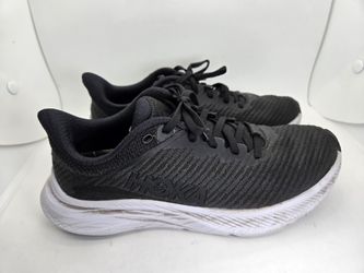 Hoka One One Solimar Shoes Women’s 7 B Black Running Athletic Distance Sneakers