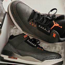Jordan 3's Fear Design Size 11