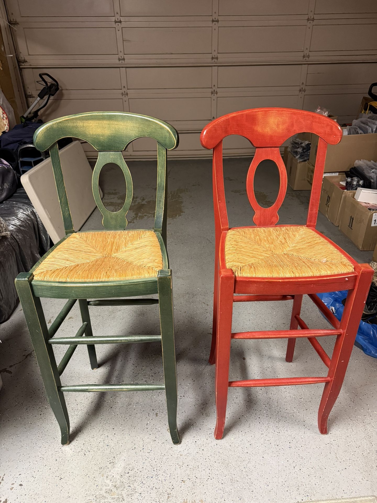 Pottery Barn Napoleon Bar Stools (Set of 2)