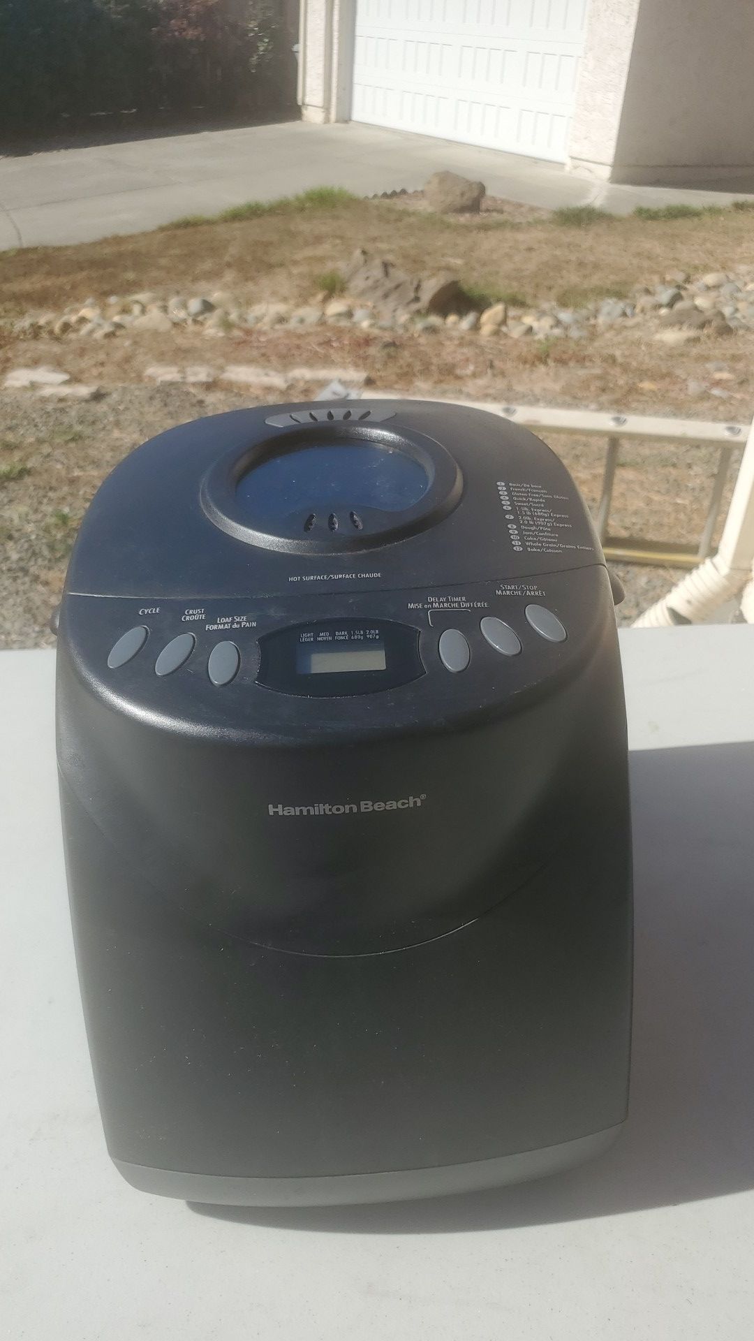 Hamilton Beach bread maker