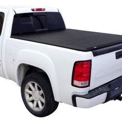 Amazon Basics Soft Roll-Up 6.5 Feet Truck Bed Tonneau Cover For 2014-2019 Chevy Silverado, GMC Sierra 1500, 2015-2018 Silverado Sierra 2 HD, F