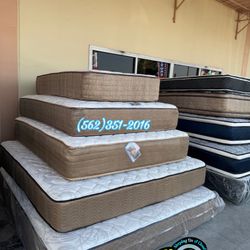 Queen Lesly Firm Mattress And Boxspring Bed Set New Cama Bonita 