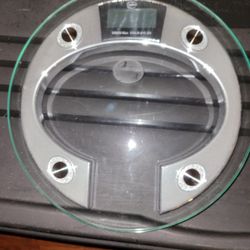 Large Glass Bathroom Weight Scale By CROFTON