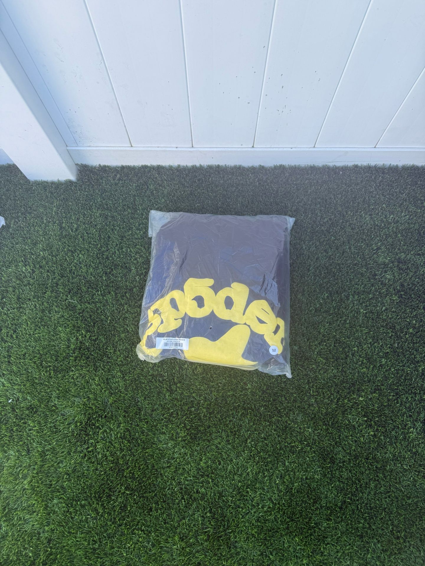 SP5DER HOODIE “ONYX/YELLOW”