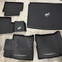 2022 Bronco sport Mats