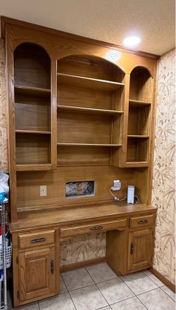 $200obo-Desk and hutch