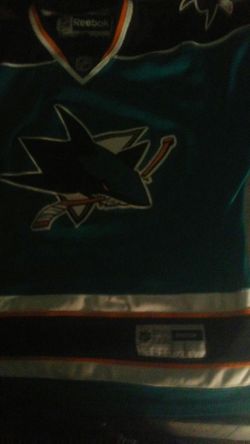 Authentic sharks jersey