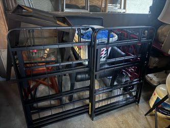Only Bed frame metal queen