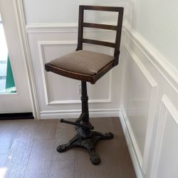 Antique Ice Cream Shoppe Bar Stools- 4 Total