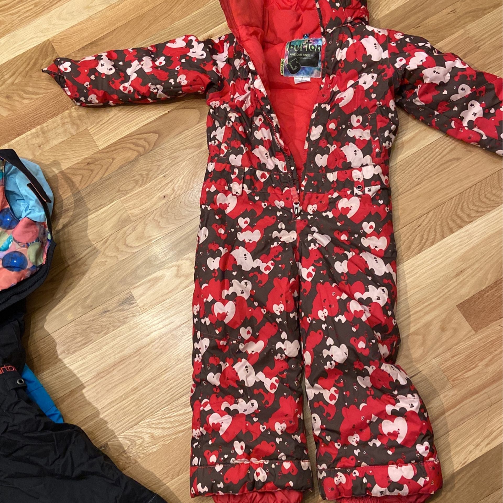 Kids Burton One piece Snowsuit/onesie Size 5