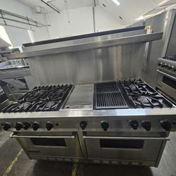 60" VIKING GAS RANGE STAINLESS STEEL 