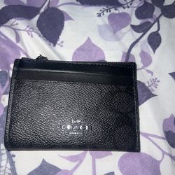 Coach zip pouch