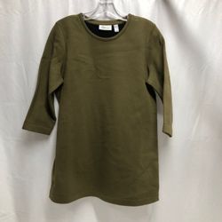 Denim & Co. Active Fleece-Back Jersey Tunic w/ Side Zippers