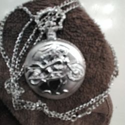 Motorcycle Pocket Watch