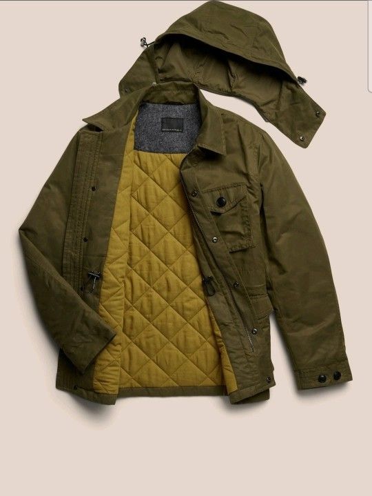 Banana Republic Luxe Explorer Military Style Jacket [Large]