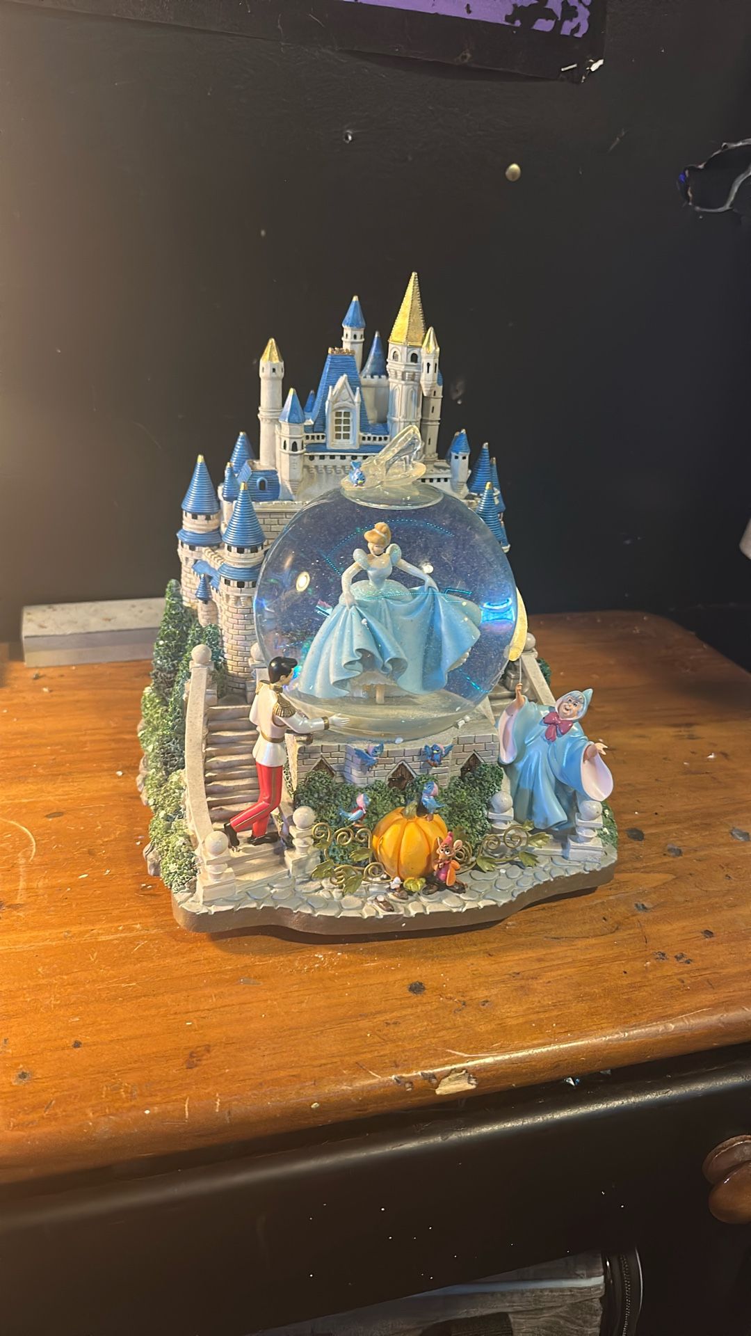 Disney Cinderellas Caste Snow Globe