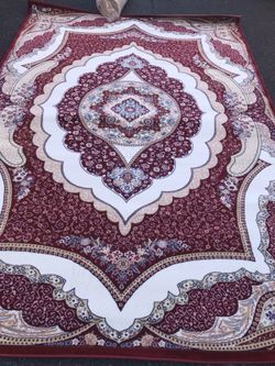 Brand new soft Persian design rug size 8x11 nice red carpet Arabic rugs and carpets