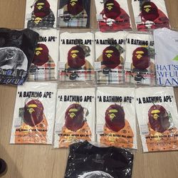 Ape shirt and whole lotta syrup shirts