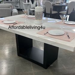 Genuine Marble Dining Table Brand New In Box 