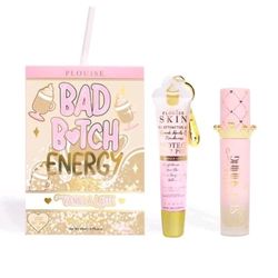 PLouise BAD B*TCH ENERGY Lip Duo Conditioner + Lip Oil VANILLA LATTE New Sealed